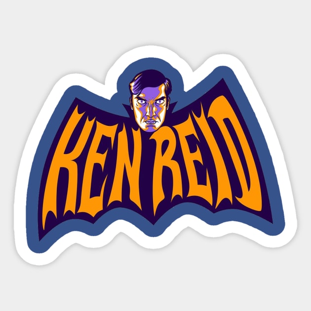 Bat-Ken Sticker by TV Guidance Counselor